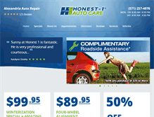 Tablet Screenshot of honest1alexandria.com